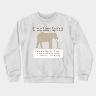 Spirit Animal-Elephant Crewneck Sweatshirt